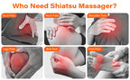 AuraFirm™ 4D Shiatsu Neck &amp; Shoulder Massager with Heat — Deep-Tissue Kneading Relief