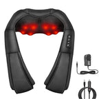 AuraFirm™ 4D Shiatsu Neck &amp; Shoulder Massager with Heat — Deep-Tissue Kneading Relief
