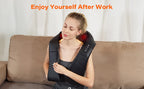 AuraFirm™ 4D Shiatsu Neck &amp; Shoulder Massager with Heat — Deep-Tissue Kneading Relief