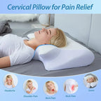 Butterfly Sleep Memory Neck Pillow Slow Rebound Comfortable Memory Foam Sleep Pillow Cervical Orthopedic Neck Massage Bed Pillow