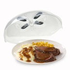 HomeCraft 12-inch Microwave Plate Cover Shield with Magnets